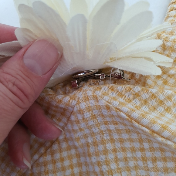 Afends Gingham Halter Crop Top Size 8 - Picture 7 of 8